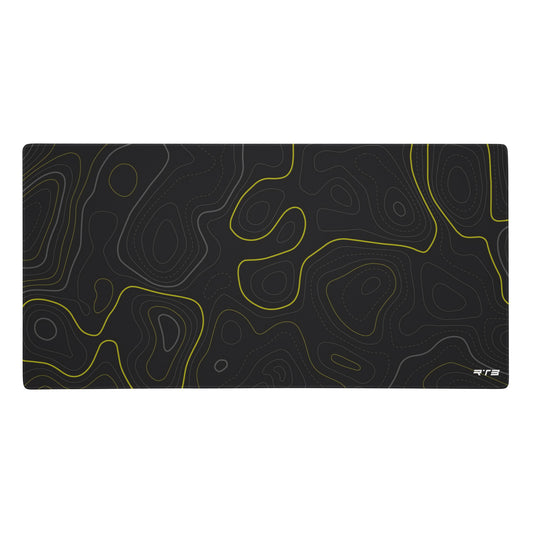 Mousepad Topografía Amarillo - Abstracto